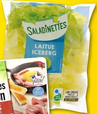 SALADINETTES Salade iceberg