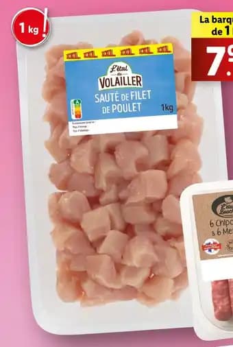 L'ÉTAL DU VOLAILLER Sauté de filet de poulet