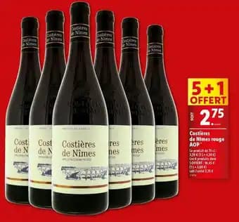 Costières de nîmes - rouge aop