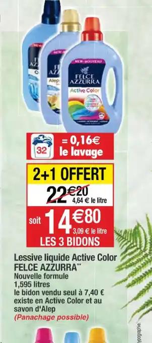Lessive liquide Active Color FELCE AZZURRA