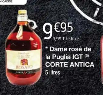 Dame rosé de la Puglia IGT (5) CORTE ANTICA