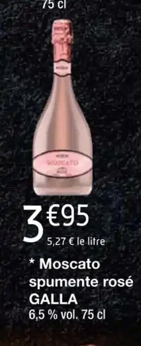 Moscato spumente rosé GALLA