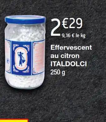 Effervescent au citron ITALDOLCI 250 g