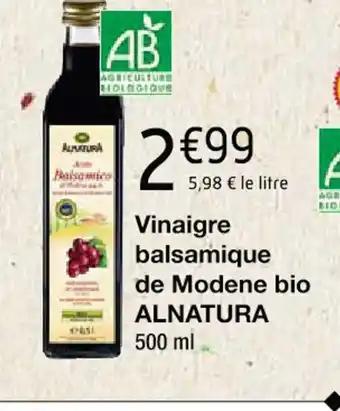 Vinaigre balsamique de Modene bio