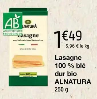 Lasagne 100% blé dur bio ALNATURA