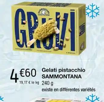 Gelati pistacchio sammontana