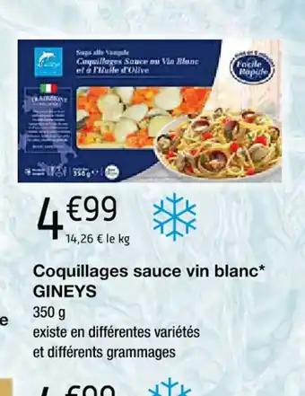 Coquillages sauce vin blanc