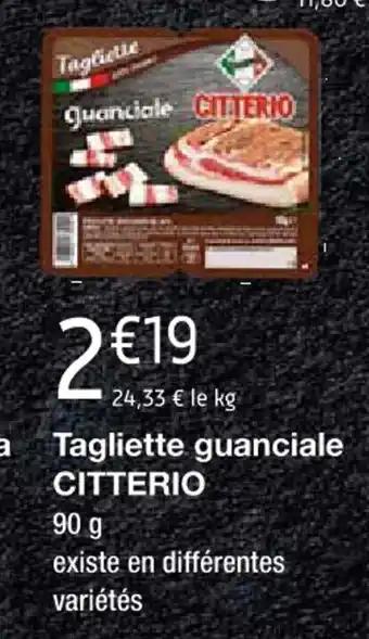 Tagliette guanciale CITTERIO