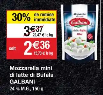 Mozzarella mini di latte di Bufala GALBANI