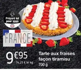 Tarte aux fraises façon tiramisu