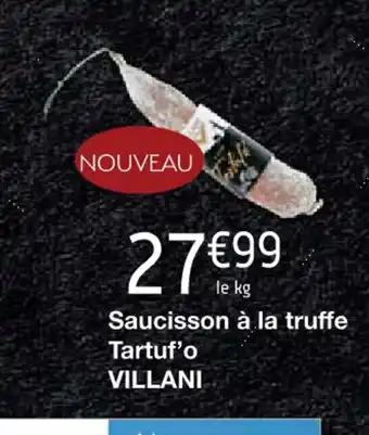 Saucisson à la truffe Tartuf'o VILLANI