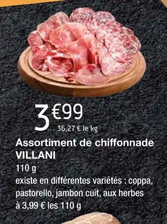Assortiment de chiffonnade VILLANI