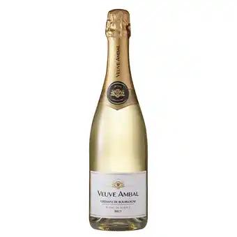 Crémant de Bourgogne AOP Veuve Ambal Blanc de Blancs - Brut Blanc de Blancs - 75 cl