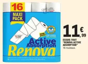 ESSUIE-TOUT “RENOVA ACTIVE ABSORPTION"
