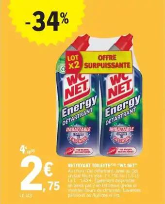 Promotion Exclusives de Nettoyant wc net : Découvrez l'Offre incontournable
