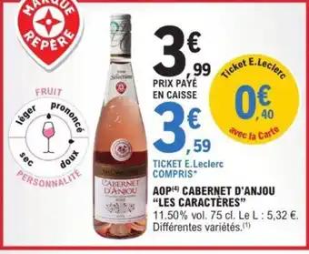 Promotion Exclusives de Aop cabernet d'anjou : Découvrez l'Offre incontournable