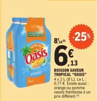 BOISSON SAVEUR TROPICAL "OASIS"