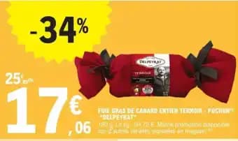 FOIE GRAS DE CANARD ENTIER TERROIR - POCHON(1) "DELPEYRAT"