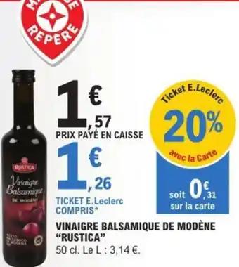 VINAIGRE BALSAMIQUE DE MODÈNE "RUSTICA"