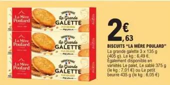 BISCUITS "LA MÈRE POULARD"