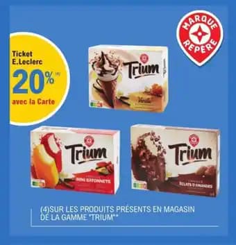 (4)SUR LES PRODUITS PRÉSENTS EN MAGASIN