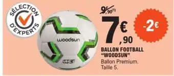 BALLON FOOTBALL "WOODSUN"