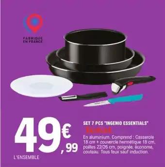 SET 7 PCS "INGENIO ESSENTIALS"