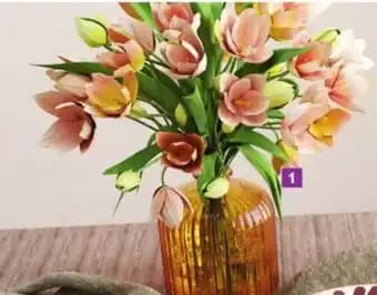 VASE FORME BOUTEILLE DAROCA 18CM