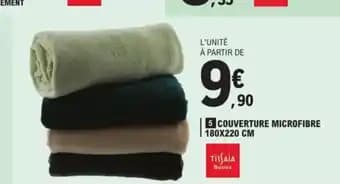 5 COUVERTURE MICROFIBRE 180X220 CM