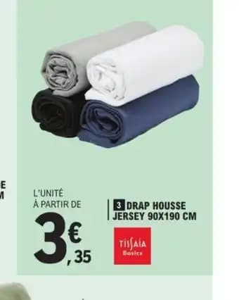 3 DRAP HOUSSE JERSEY 90X190 CM