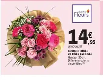 BOUQUET BULLE 20 TIGES AVEC SAC
