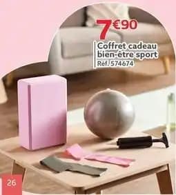 Coffret cadeau bien-étre sport