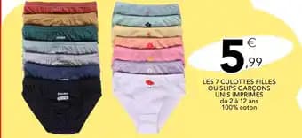 Promotion Exclusives de Slips unis : Découvrez l'Offre incontournable