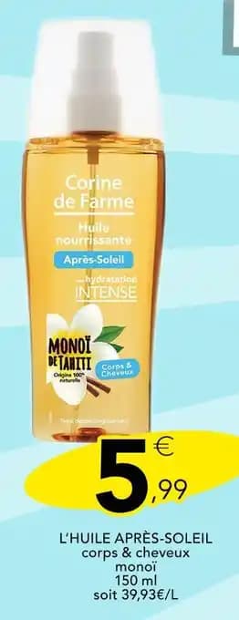 Corine de farme L’HUILE APRÈS-SOLEIL