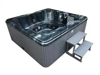 Spa Cuba 6 places - Cuve grise - système Balboa + Bluetooth intégré - 220x210x80cm