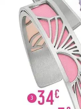 bracelet jonc Méli Versa en acier, 10mm