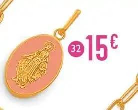 pendentif en plaqué or et laque