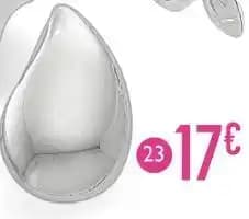 boucles en argent rhodié