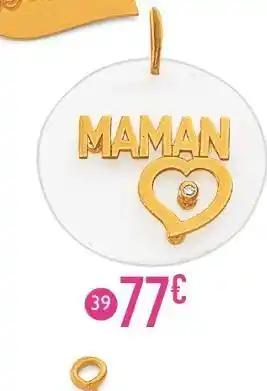 pendentif plexiglass et diamant 0,01 ct, or jaune 0,48 g