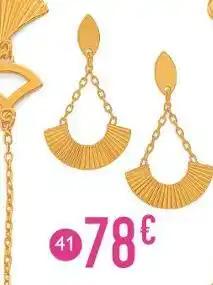 boucles, or jaune 0,80 g