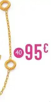 bracelet, 18 cm, or jaune 0,89 g