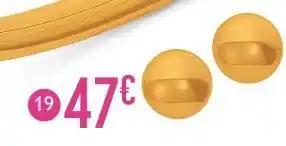 boucles, or jaune 0,52 g