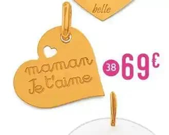 pendentif, or jaune 0,82 g