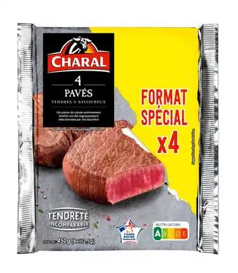 4 pavés de bœuf CHARAL