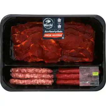 Assortiment de grillades saveur mexicaine CARREFOUR Le Marché