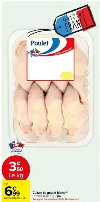 Cuisse de poulet blanc