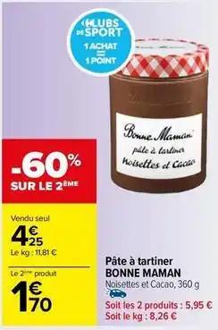 Bonne maman - pâte à tartiner