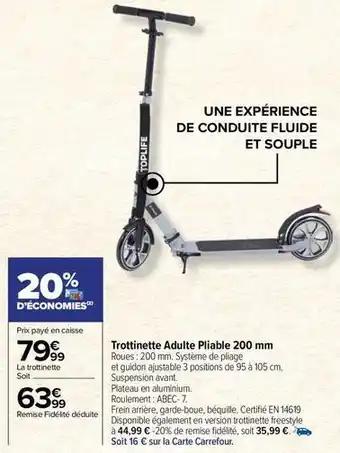 Trottinette adulte pliable