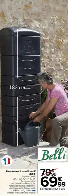 Belli - récupérateur à eau décoratif