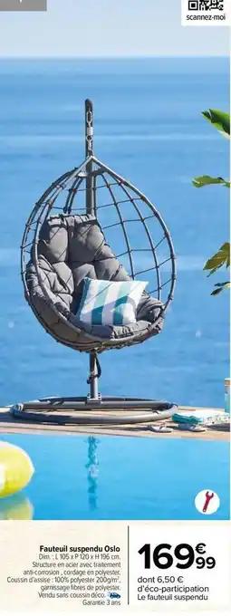 Fauteuil suspendu oslo